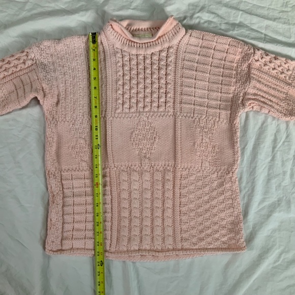 Cotton Irish Cable Knit Sweater by Carraig Donn Women’s size small - Picture 4 of 11
